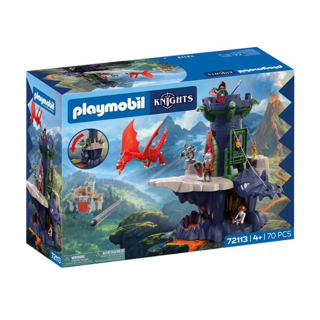 Playmobil - torre de caballeros dragón Hover Image