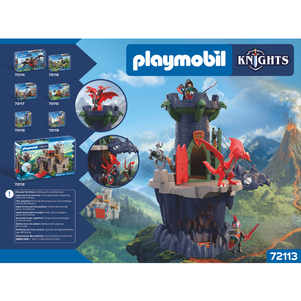 Playmobil - torre de caballeros dragón