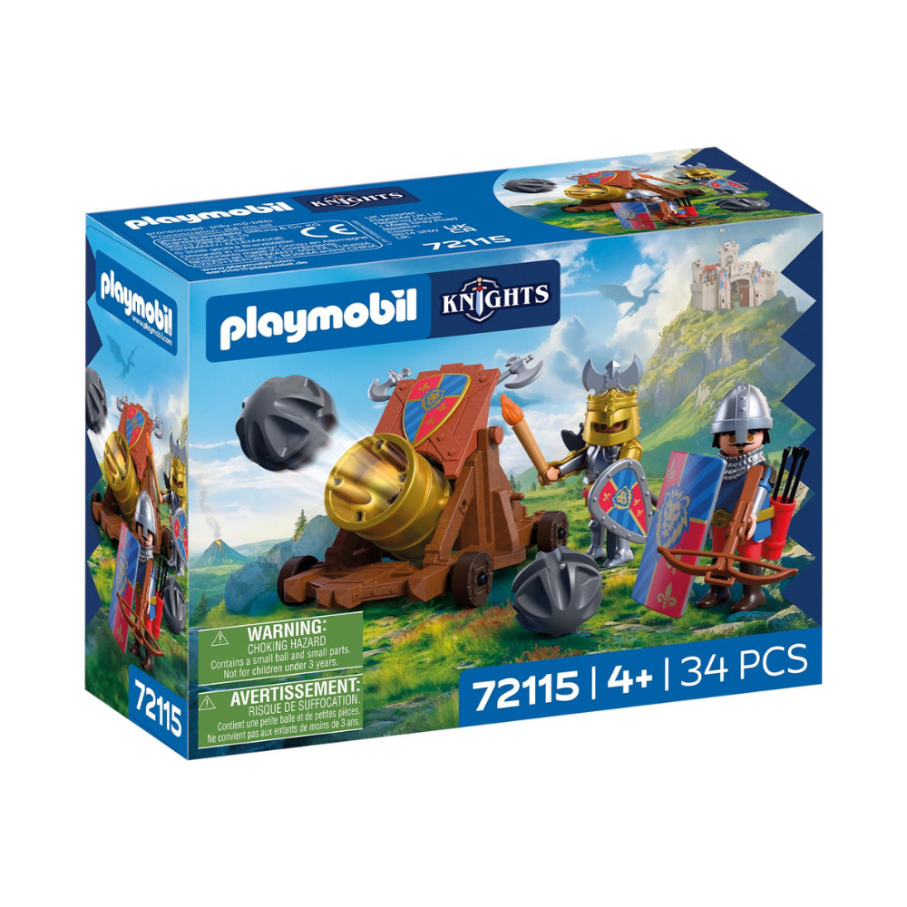 Playmobil - caón de fuego de caballeros león