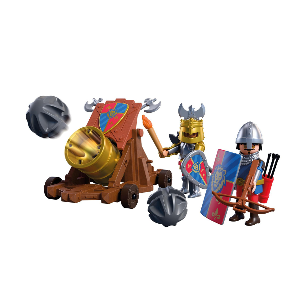 Playmobil - caón de fuego de caballeros león
