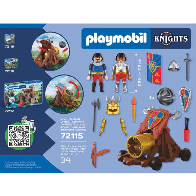 Playmobil - troll con tesoro de caballero león Main Image