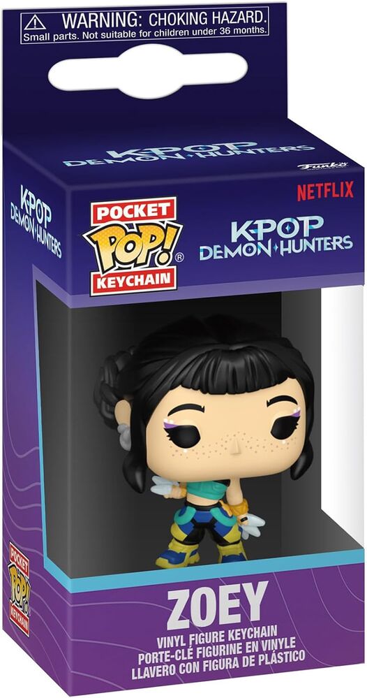 Funko pop! keychain k-pop demon hunters - zoey
