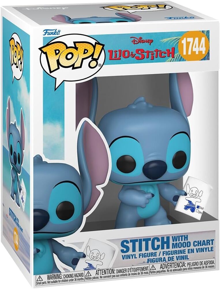 Funko pop! lilo & stitch - stitch con dibujo