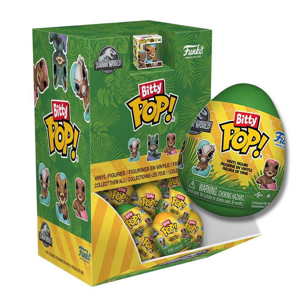 Funko bitty pop! parque jurasico - huevo sorpresa