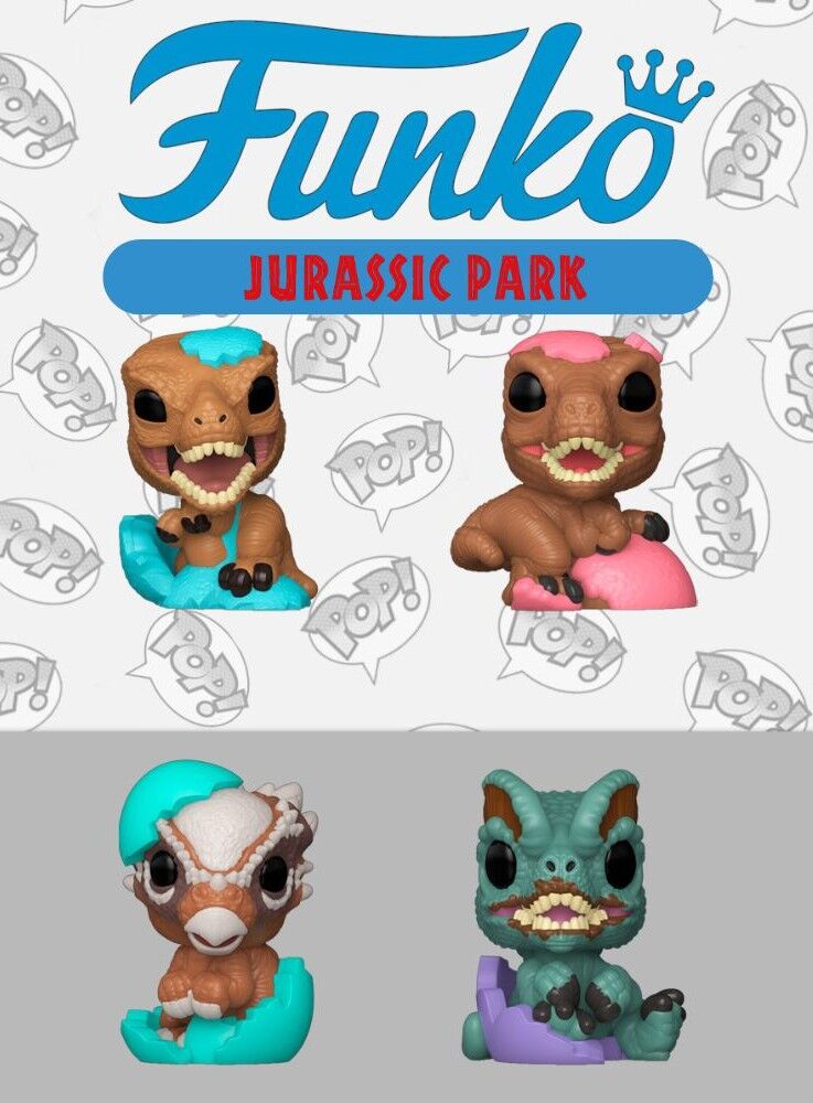 Funko bitty pop! parque jurasico - huevo sorpresa