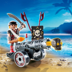 Playmobil - caón negro con pirata