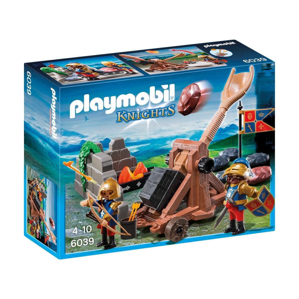 Playmobil - catapulta de ataque de los caballeros del león
