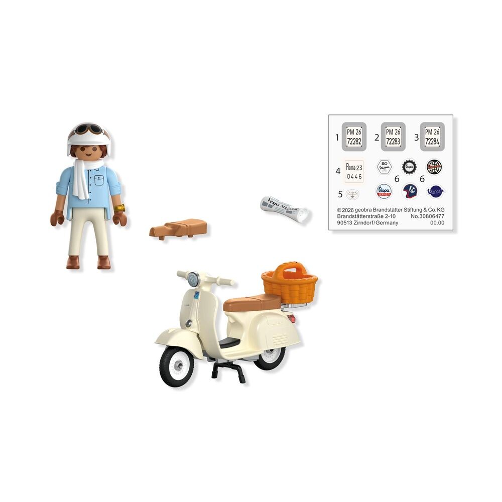 Playmobil - vespa 80 aniversario: estilo clásico