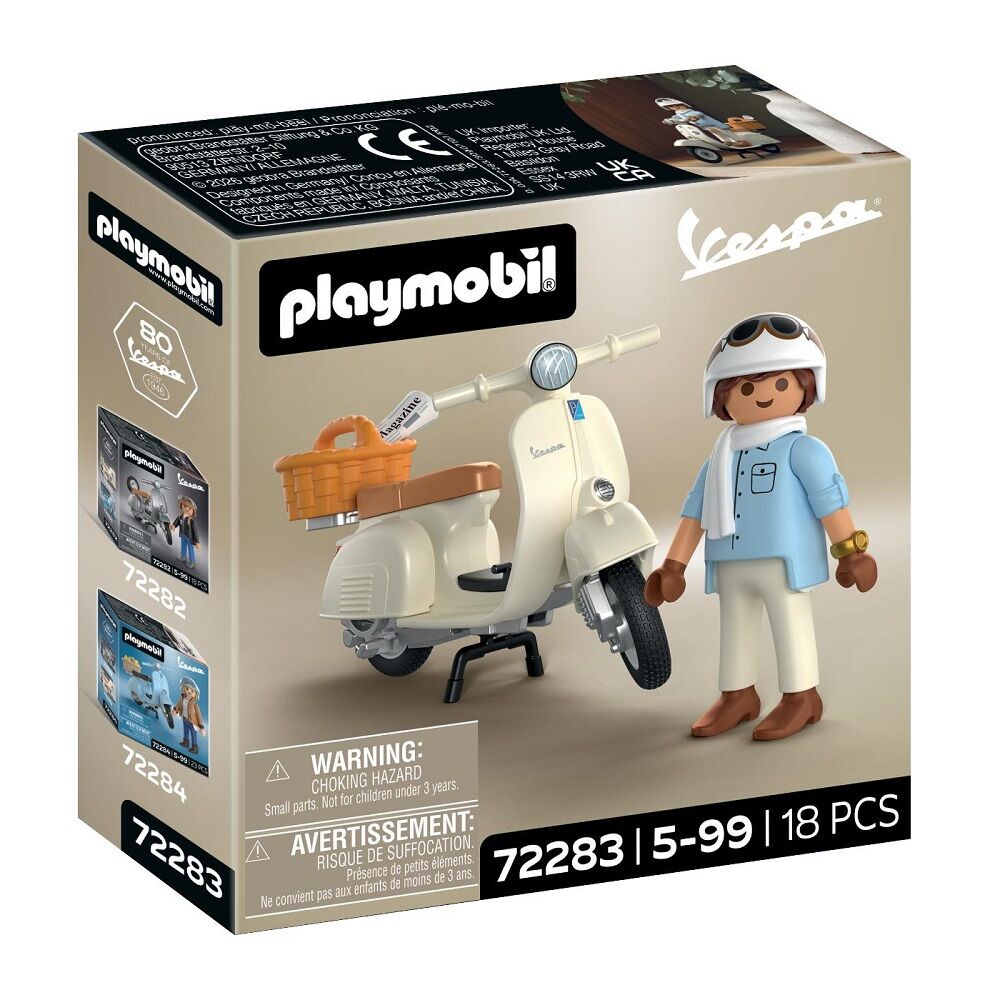 Playmobil - vespa 80 aniversario: estilo clásico