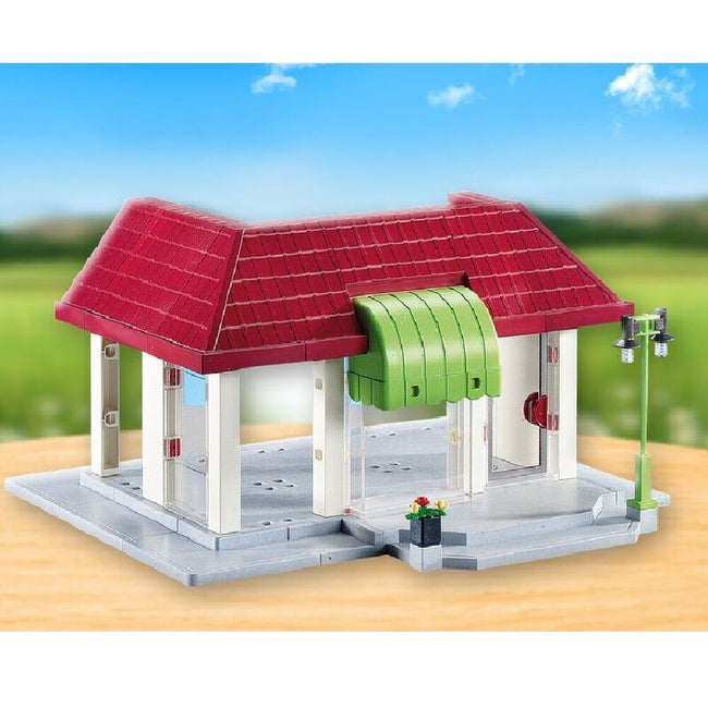 Playmobil - tienda con toldo (ds, servido en caja marrón sin impresión de fábrica) Hover Image