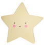 Mini lampara estrella amarilla