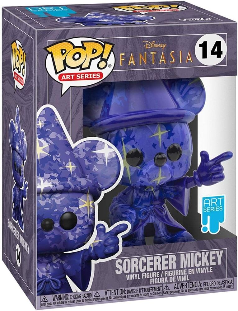 Funko pop! fantasia 80th - mickey artist series + caja protectora