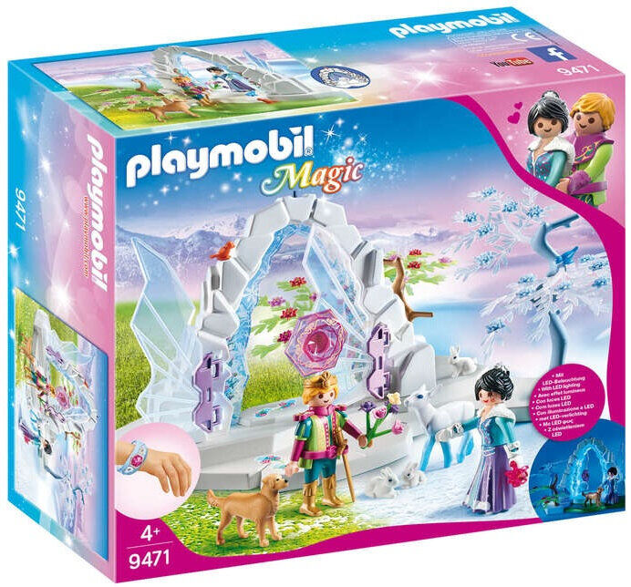 Playmobil puerta de cristal al mundo del invierno