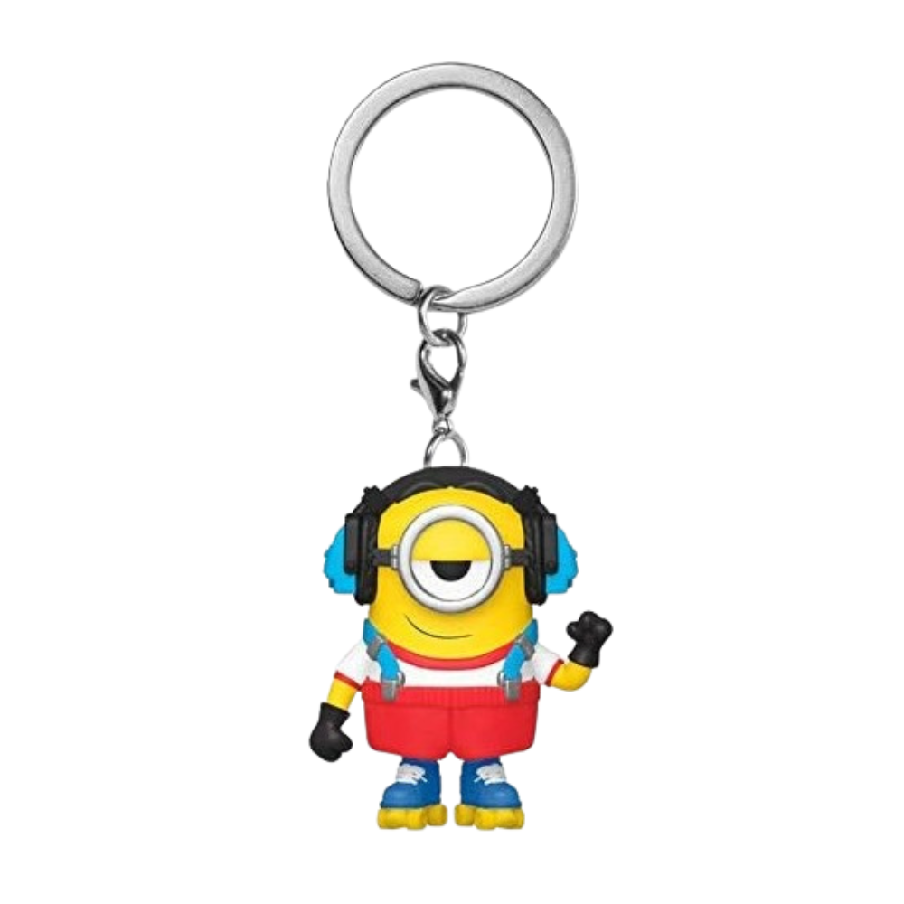 Funko pocket pop! keychain minions 2 - roller skating stuart