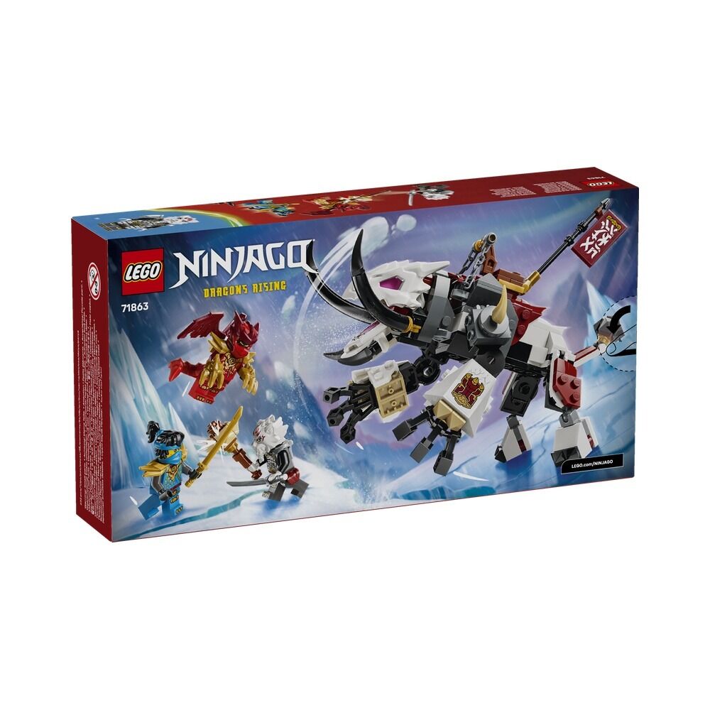 Lego ninjago - zilvar y bestia dragón grimtak
