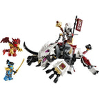 Lego ninjago - zilvar y bestia dragón grimtak
