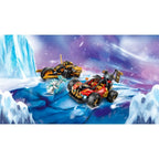 Lego ninjago - vehículos combinables de kai y cole