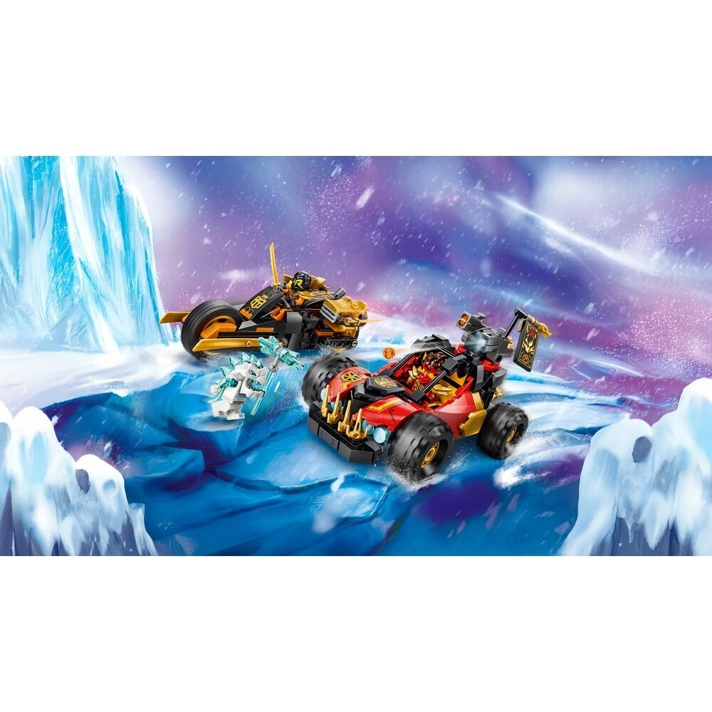 Lego ninjago - vehículos combinables de kai y cole