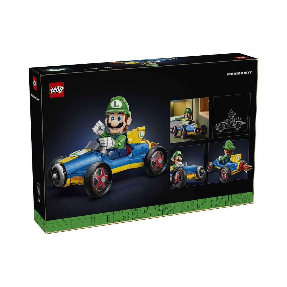 Lego super mario - mario kart: luigi y mach 8