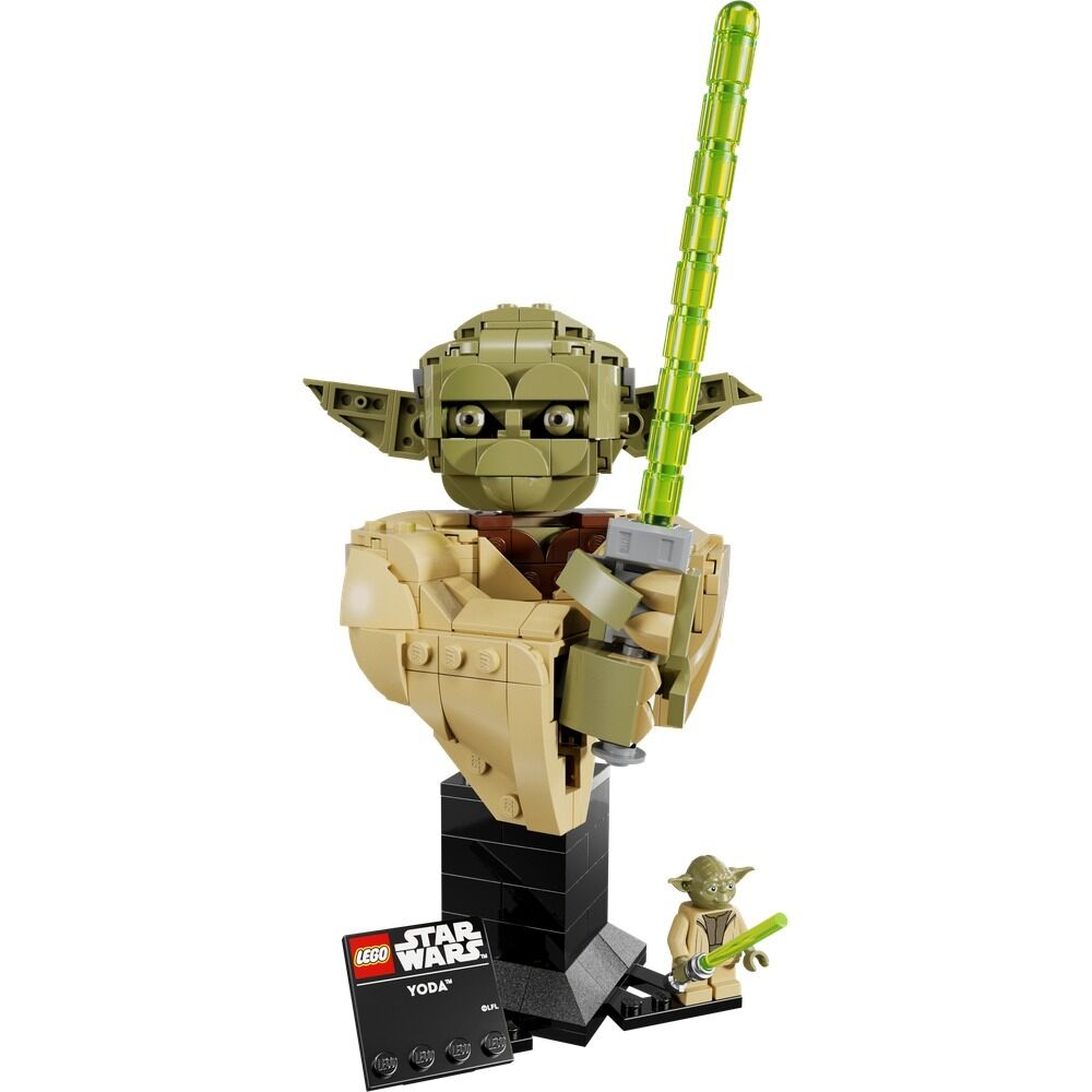 Lego star wars - busto de yoda