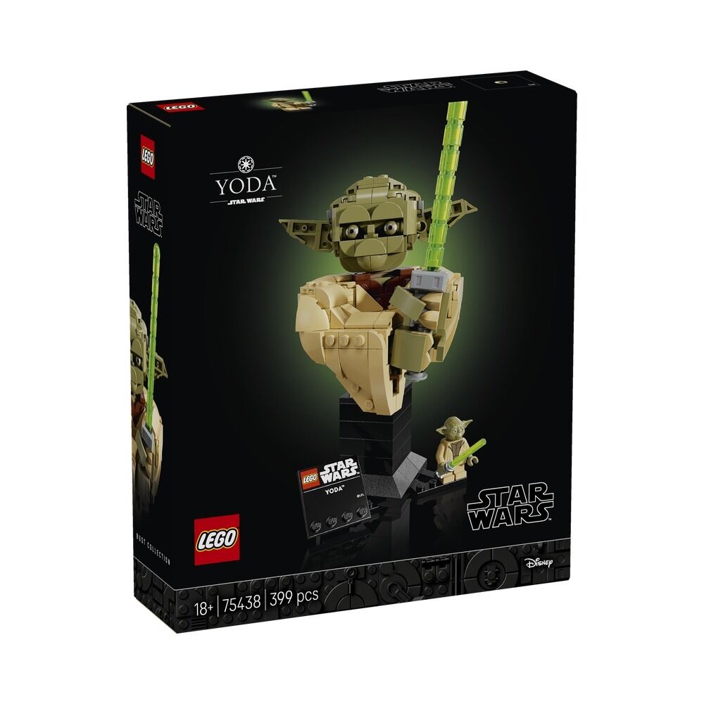 Lego star wars - busto de yoda