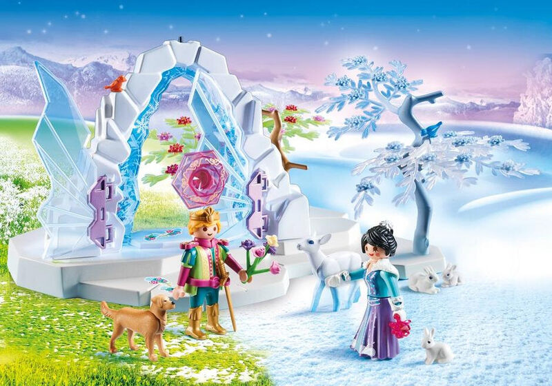 Playmobil puerta de cristal al mundo del invierno