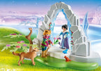 Playmobil puerta de cristal al mundo del invierno