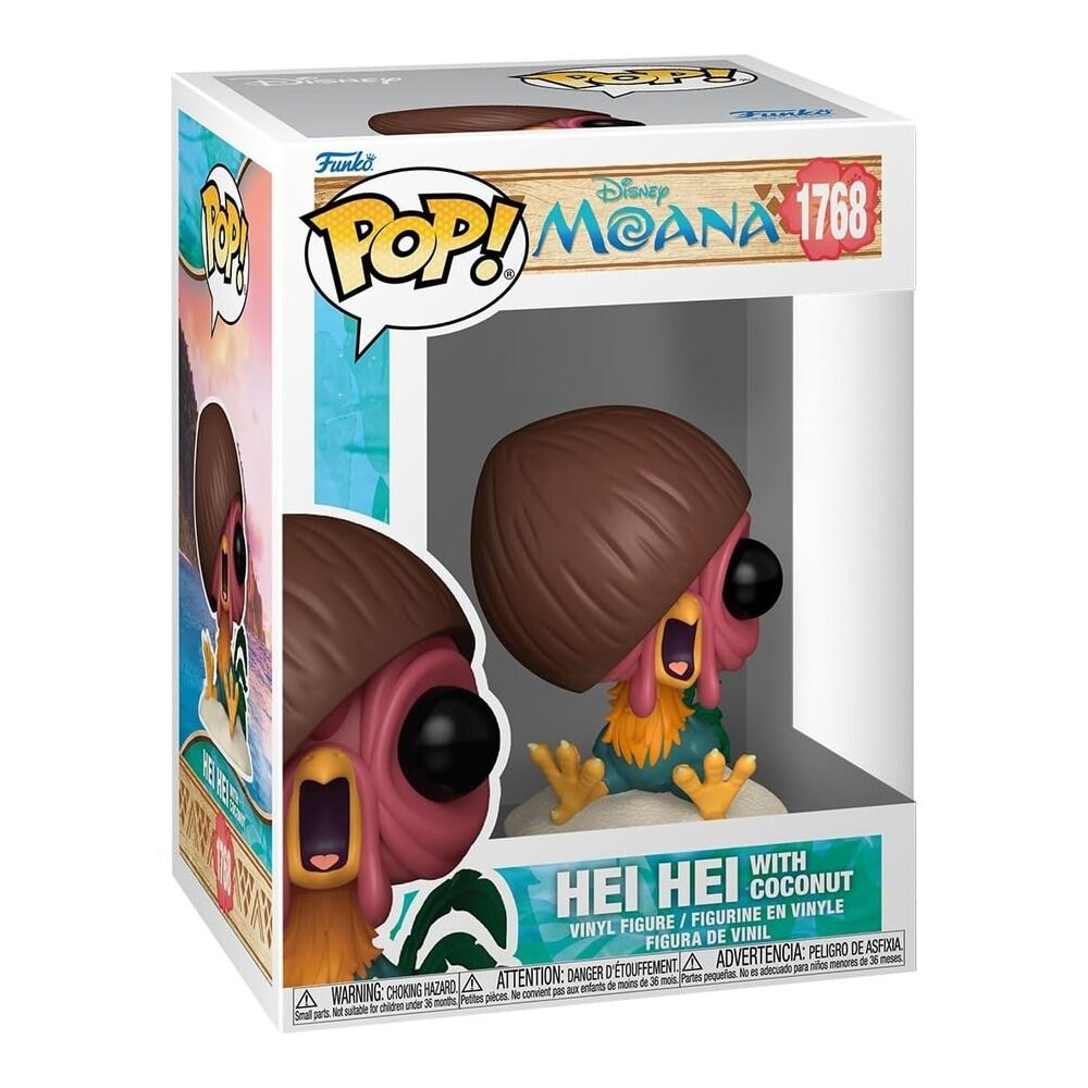 Funko pop! disney: vaiana - hei hei con coco