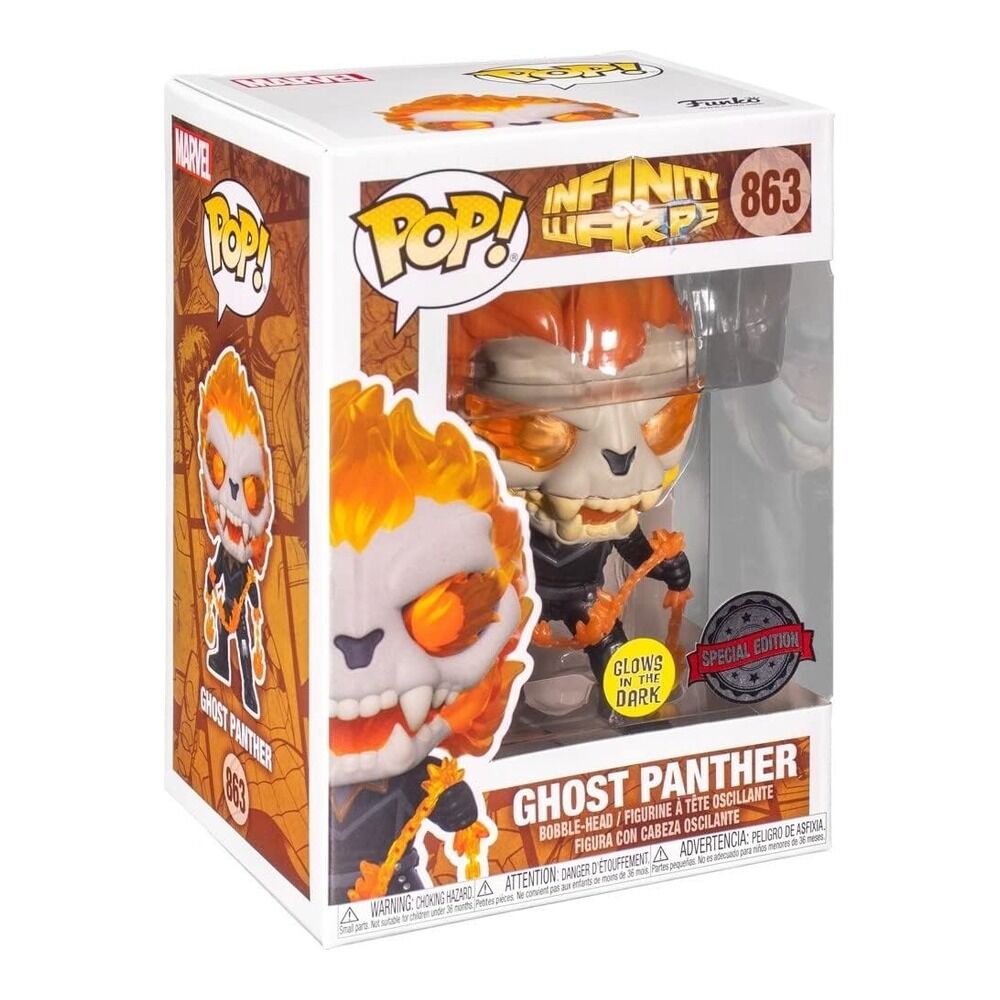 Funko pop! infinity warps - ghost panther (gw) exclusivo