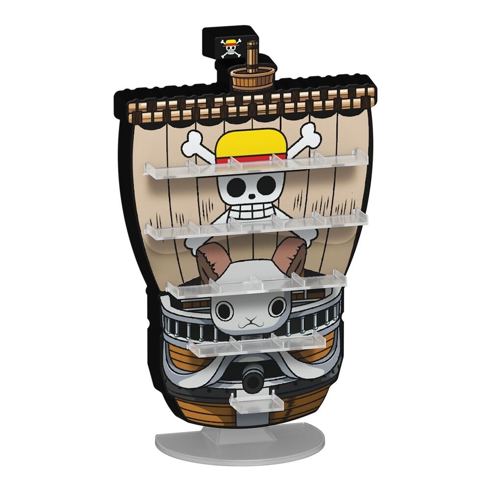 Funko bitty pop! display one piece - zoro y nami con el going merry