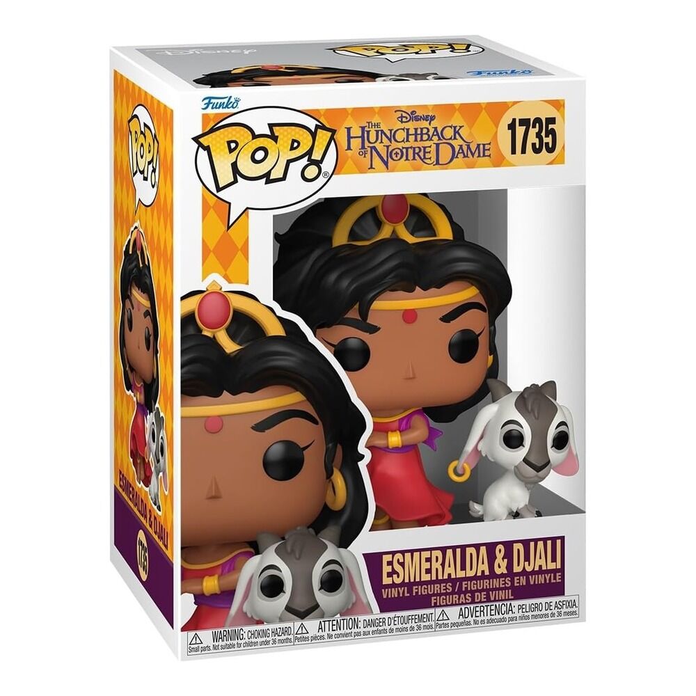 Funko pop! disney: el jorobado de notre dame - esmeralda y djali