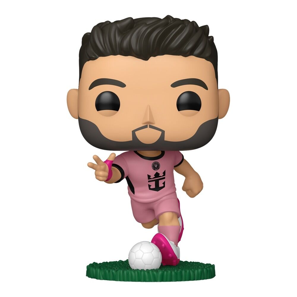 Funko pop! fútbol mls: inter de miami - luis suárez (uniforme rosa)