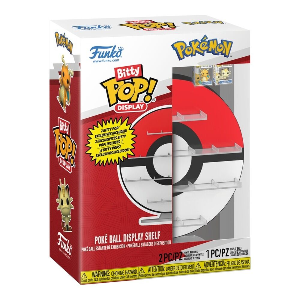 Funko bitty pop! display pokémon - poké ball