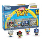 Funko bitty pop! sonic the hedgehog pack de 4 - shadow with emerald, rouge, neo metal sonic, silver the hedgehog