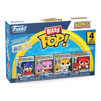 Funko bitty pop! sonic the hedgehog pack de 4 - sonic, amy, tails, knuckles