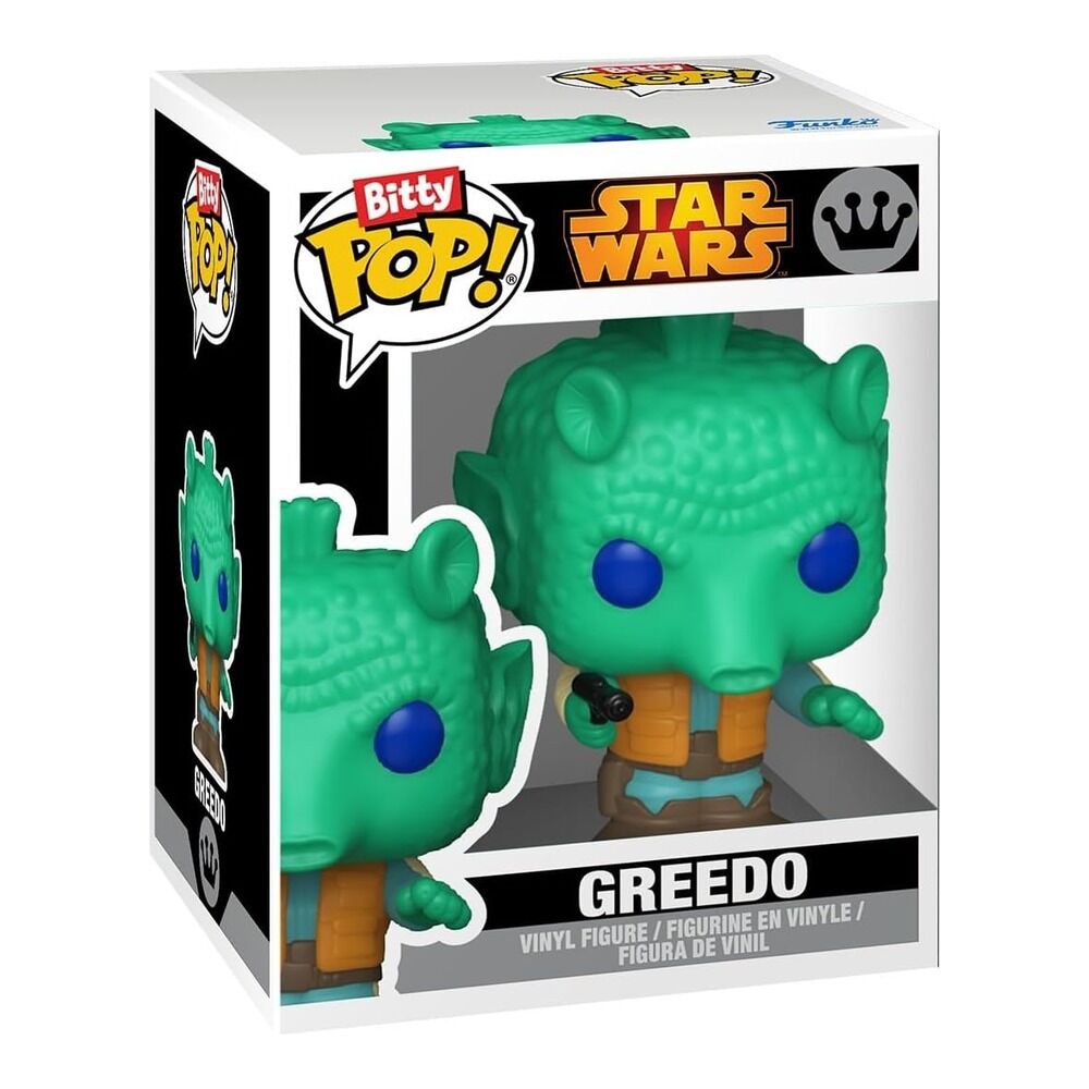 Funko bitty pop! town: star wars - cantina con greedo
