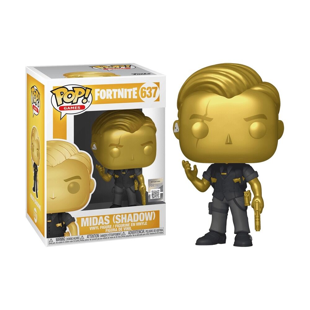 Funko pop! fortnite - midas (shadow) metalizado