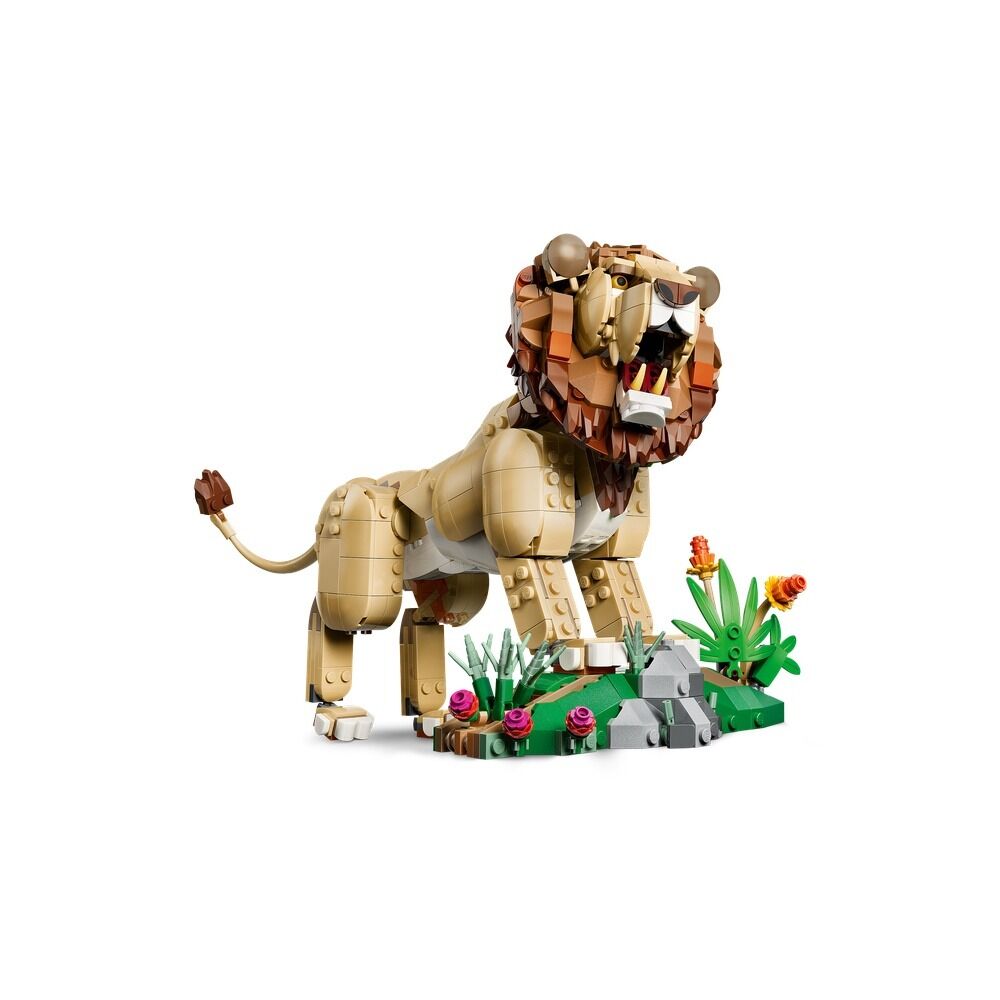 Lego creator 3en1 - fauna salvaje: león majestuoso