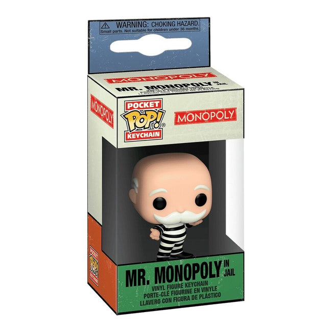 Pop! keychain monopoly - mr. monopoly encarcelado Main Image