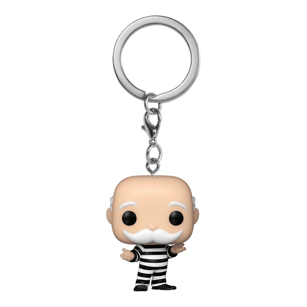 Pop! keychain monopoly - mr. monopoly encarcelado
