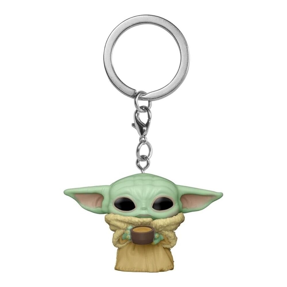 Funko pocket pop! llavero: the mandalorian - el nio con copa