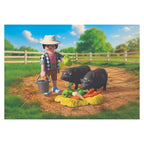 Playmobil - granjero con cerdito panzón