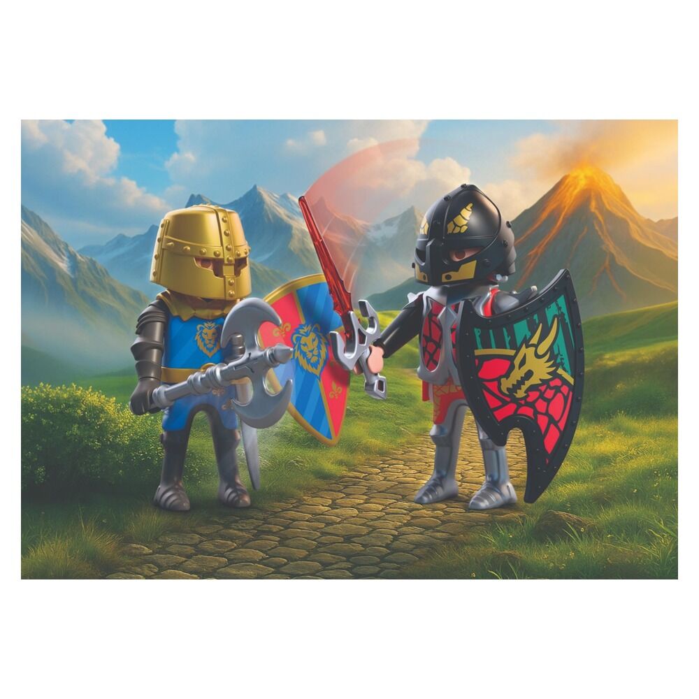 Playmobil - duo pack duelo de caballeros