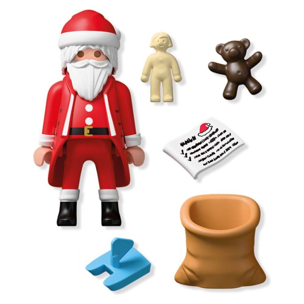 Playmobil - papá noel con lista de deseos