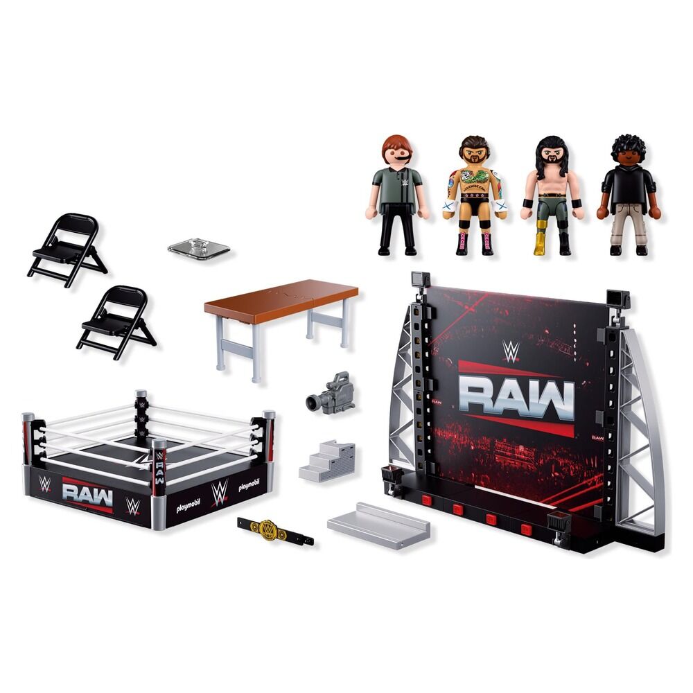 Playmobil - wwe set de coleccionista ring raw