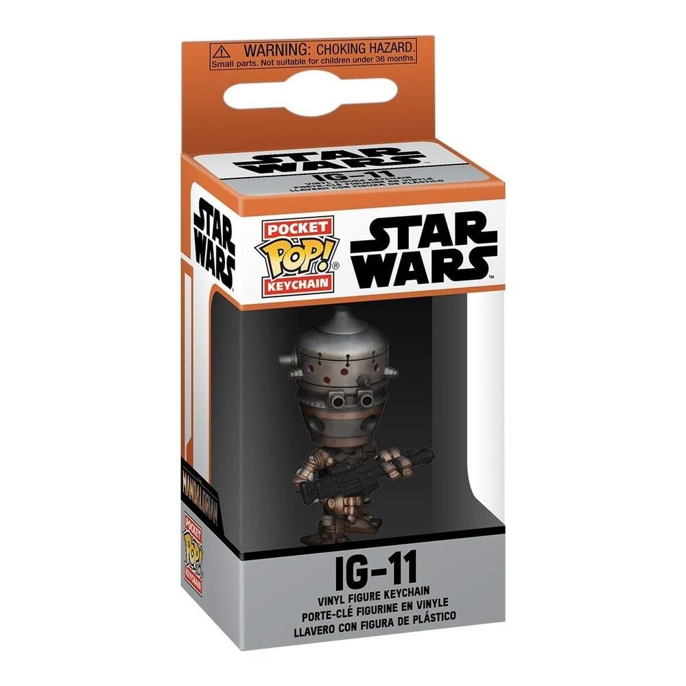 Funko pop! keychain the mandalorian - ig-11