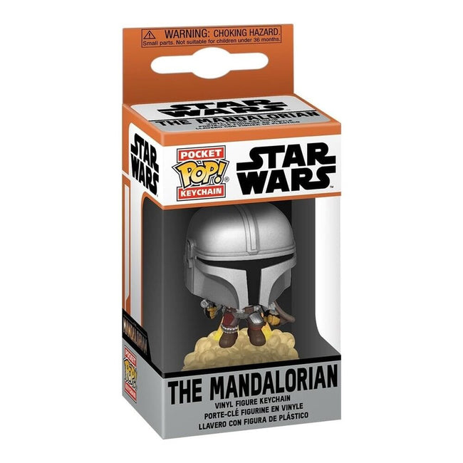 Funko pop! keychain the mandalorian - el mandaloriano volando Main Image