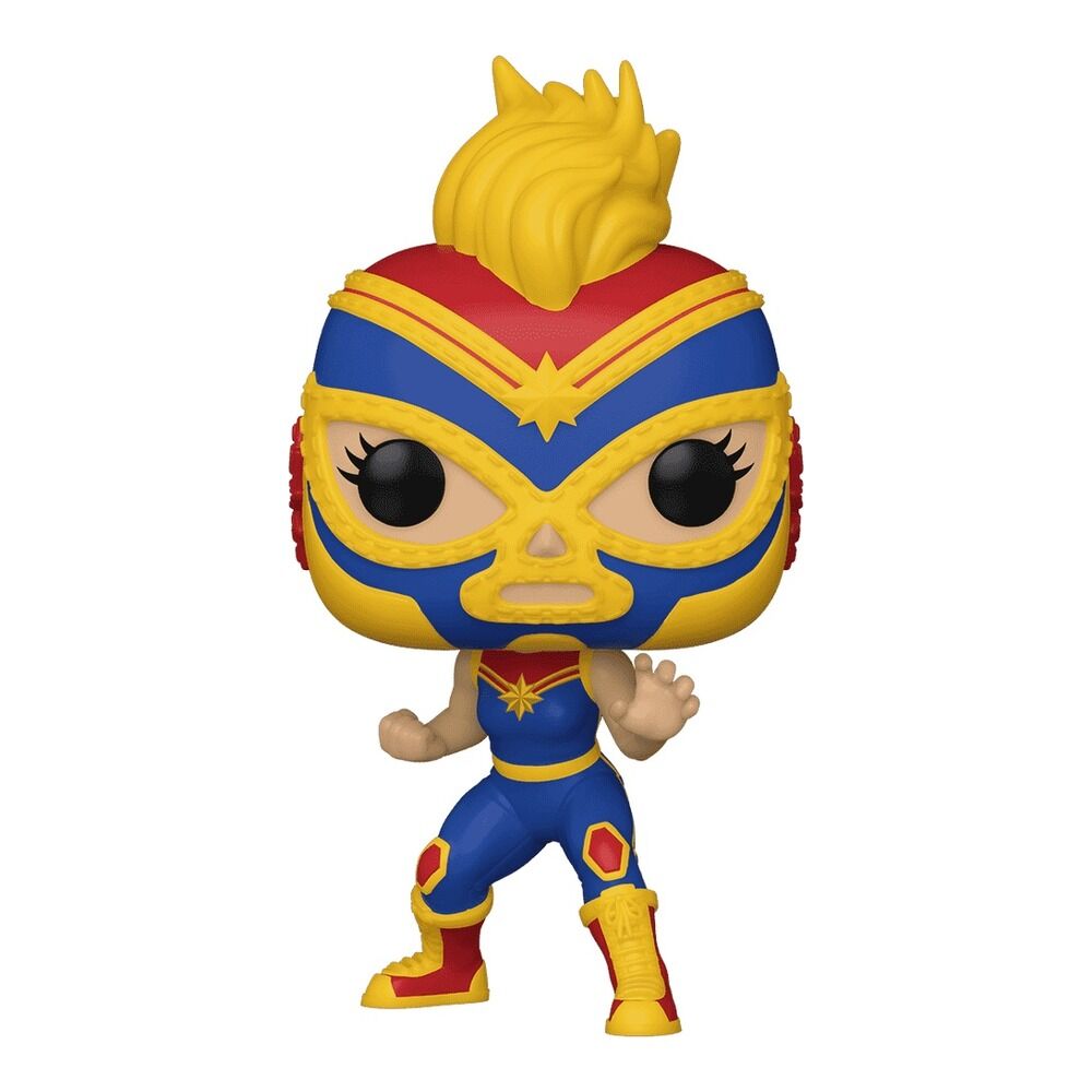 Funko pop! marvel: lucha libre - capitana marvel