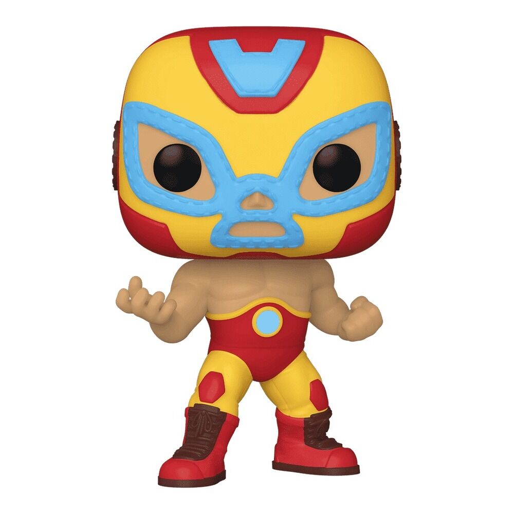 Funko pop! marvel: lucha libre - iron man (el héroe invicto)