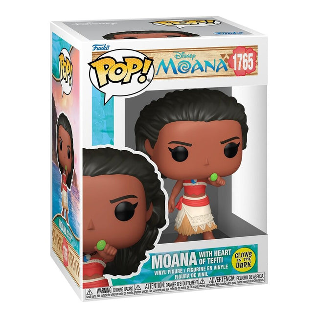 Funko pop! vaiana con corazón de te fiti (gitd) Main Image